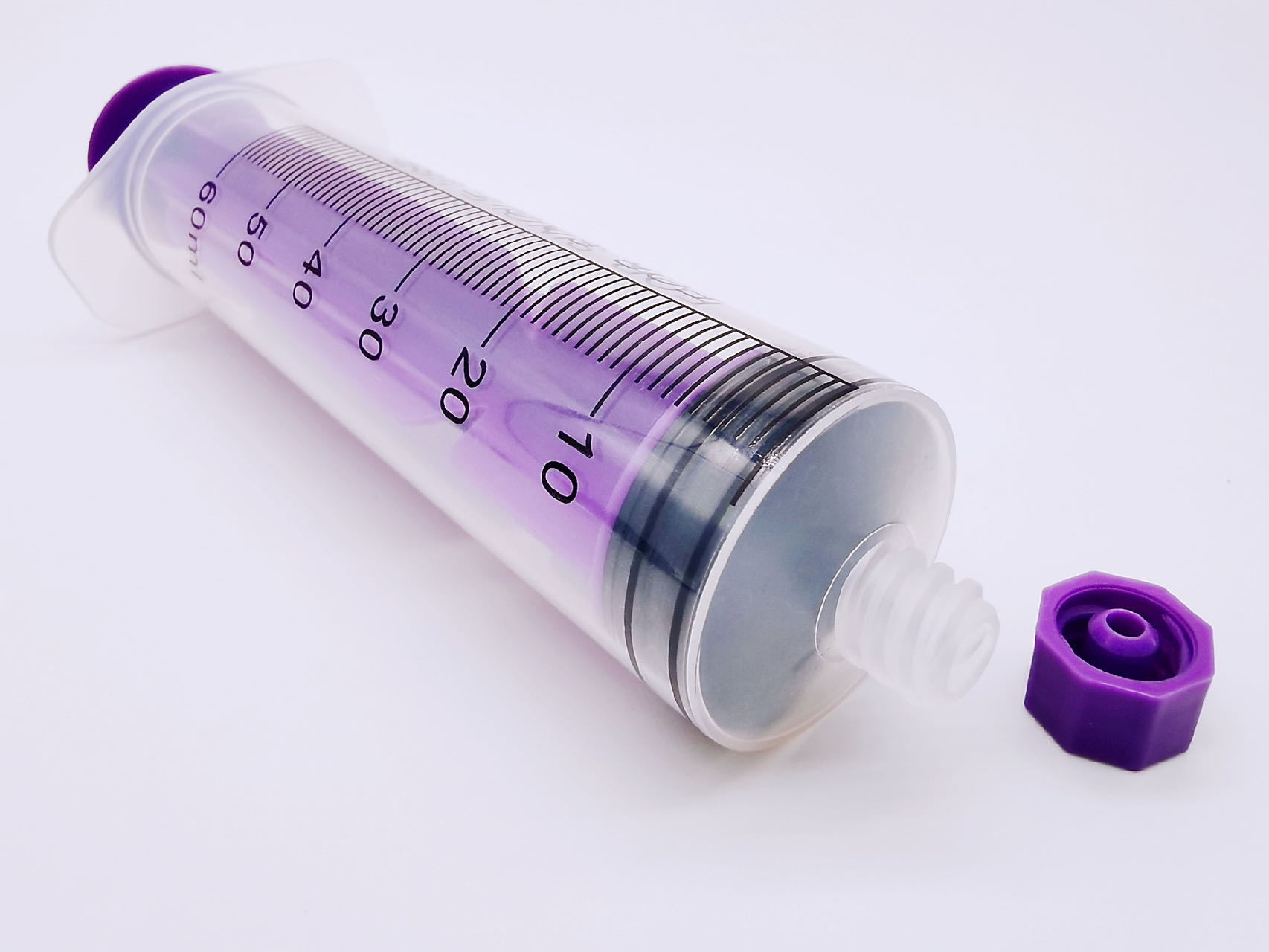 Syringe with ENFit connector